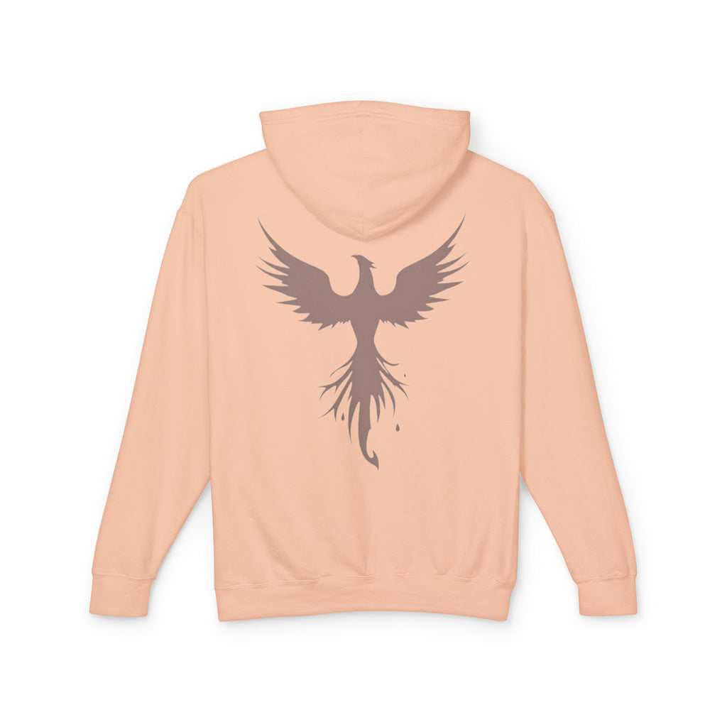 Phoenix Graphic Hoodie — Minimal Rising Phoenix Back Print