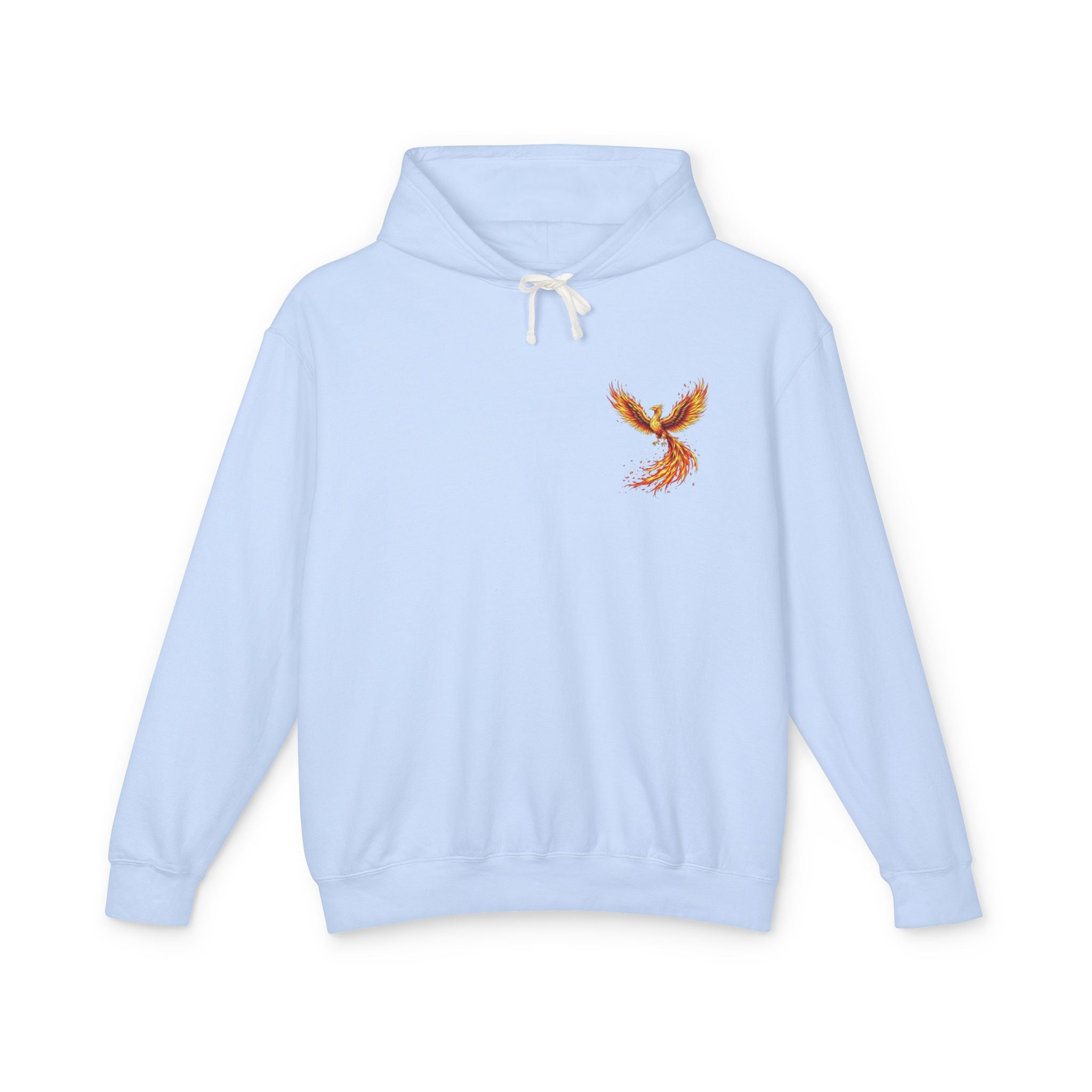 Phoenix Survivor Hoodie — Red Fiery Phoenix Design