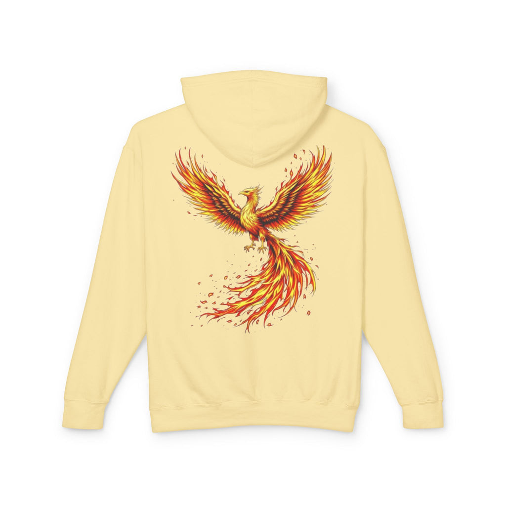 Phoenix Survivor Hoodie — Red Fiery Phoenix Design