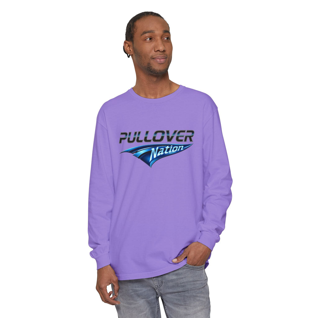 Long Sleeve T-Shirt with Pullover Nation Logo