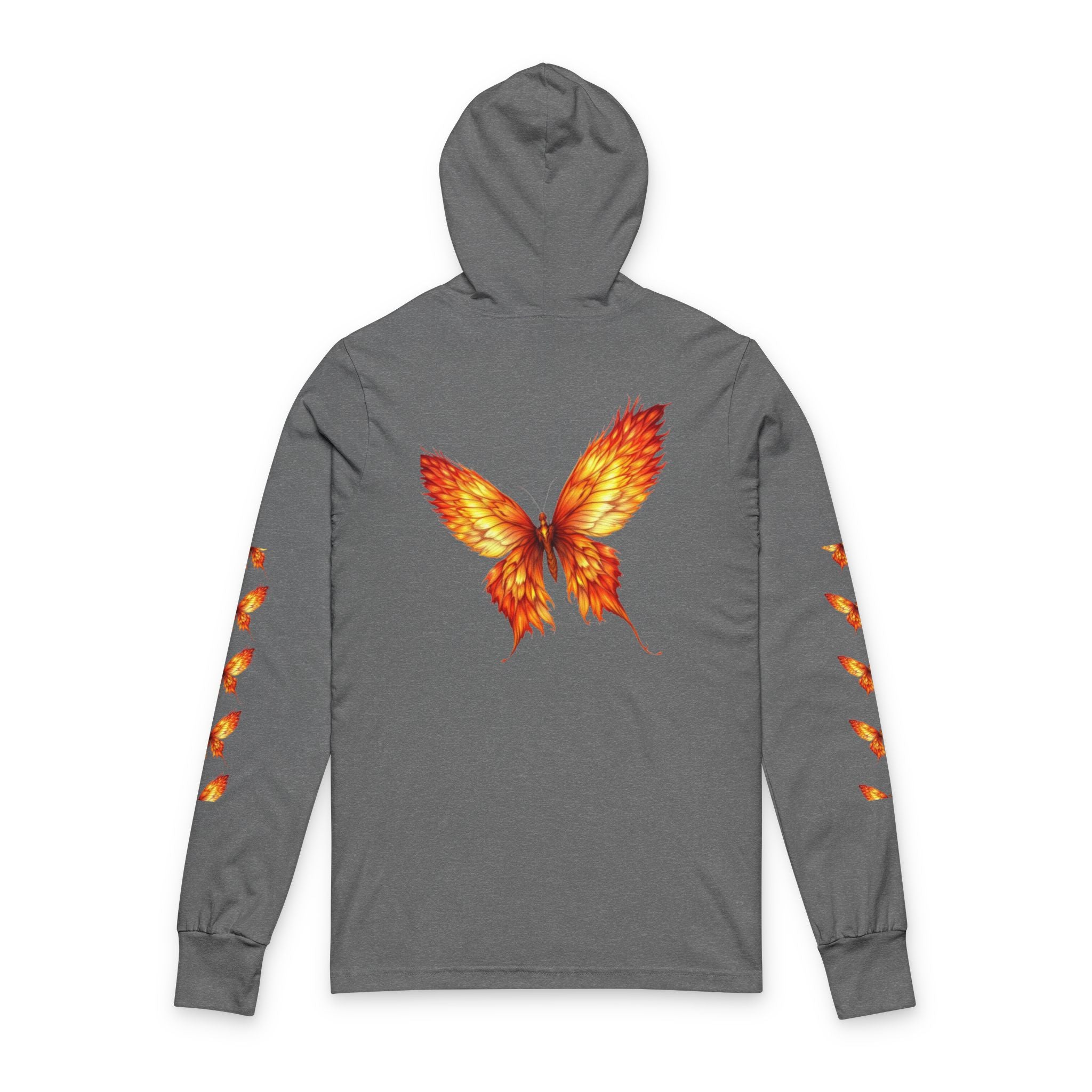 Rise Above Butterfly Effect Hooded Long Sleeve Tee