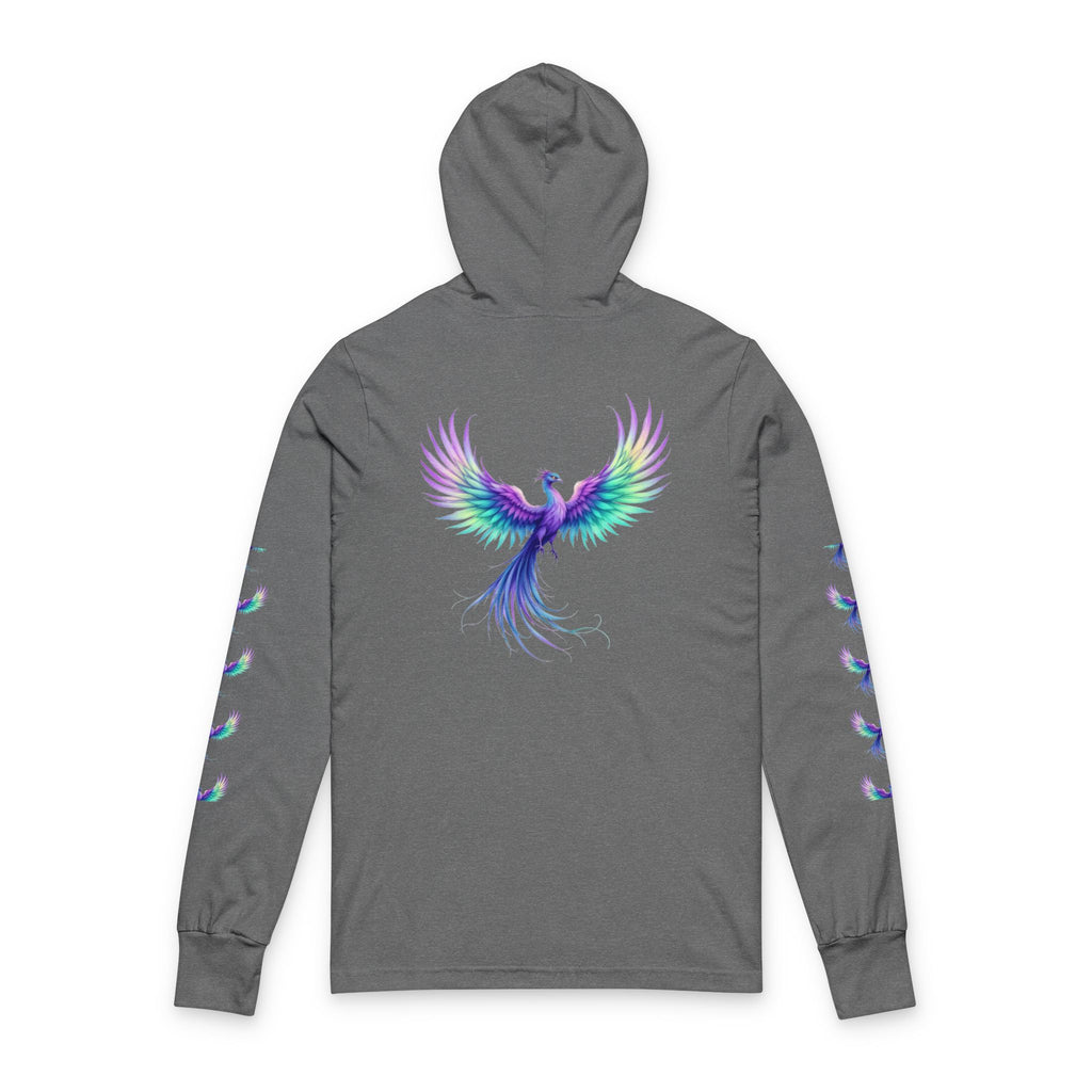 Phoenix Rising Long Sleeve Tee — "Rise From the Ashes" Hooded Pullover