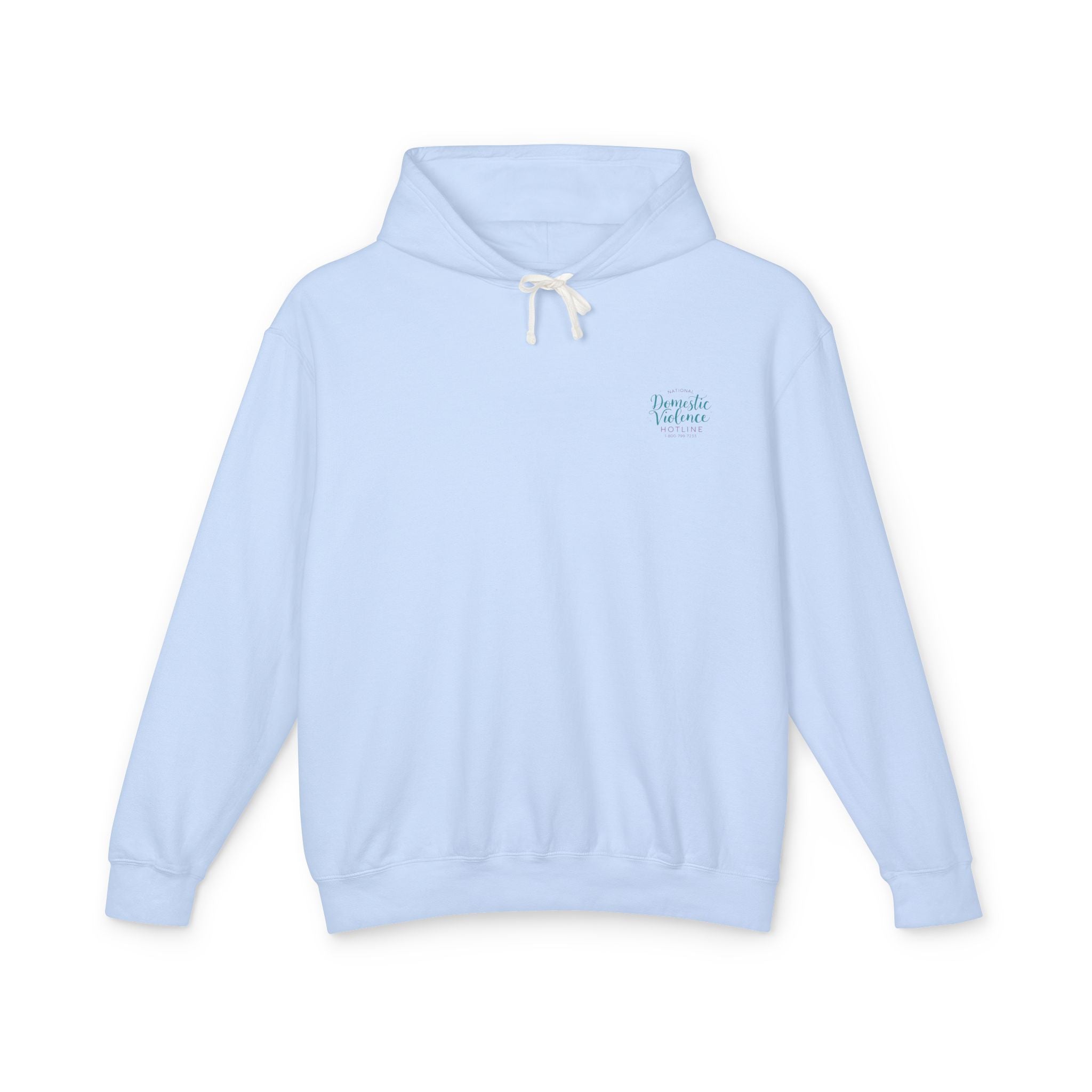 Domestic Violence Hotline Hoodie — National Support Sweatshirt with 1-800-799-7233