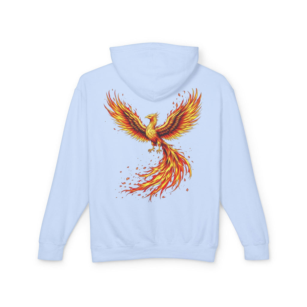 Phoenix Survivor Hoodie — Red Fiery Phoenix Design