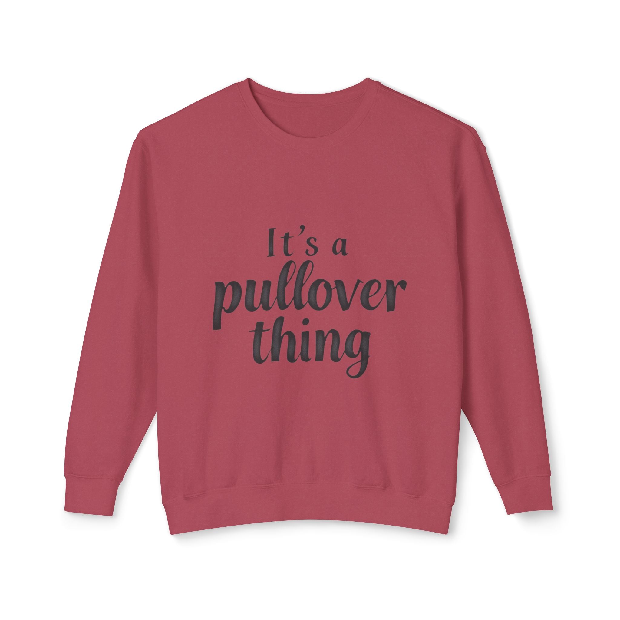 Pullover Thing Sweatshirt — Lightweight Crewneck