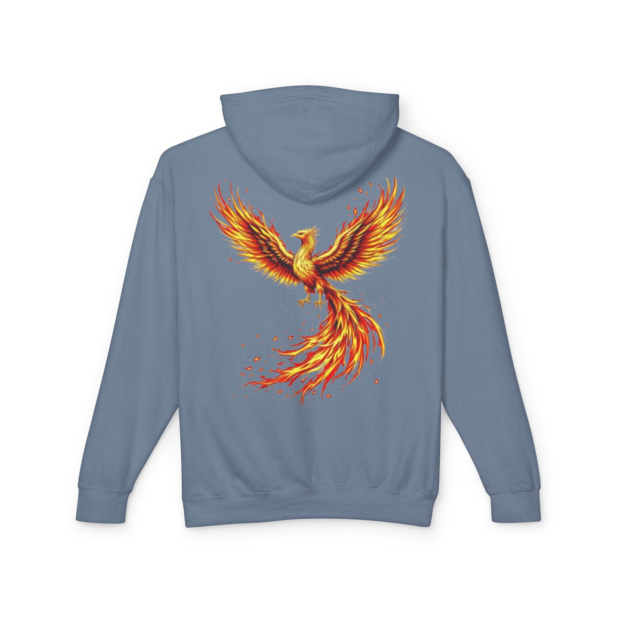 Phoenix Survivor Hoodie — Red Fiery Phoenix Design