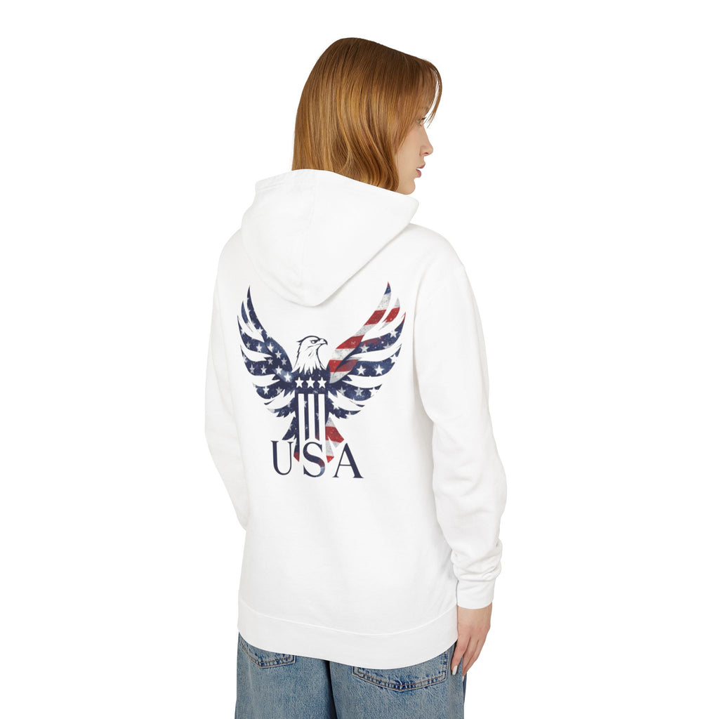 Patriotic USA Eagle Hoodie — Support U.S. Armed Forces