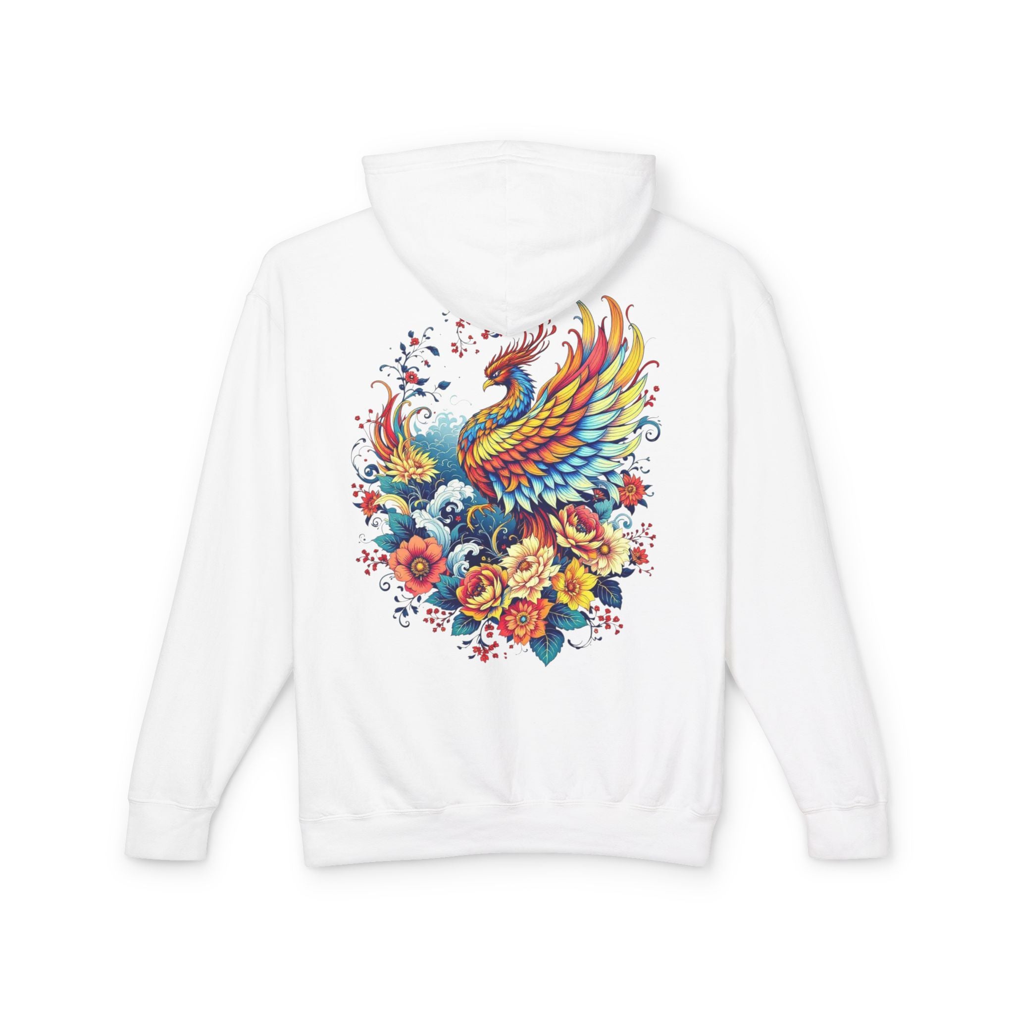Phoenix Floral Hoodie for Strength and Survivors