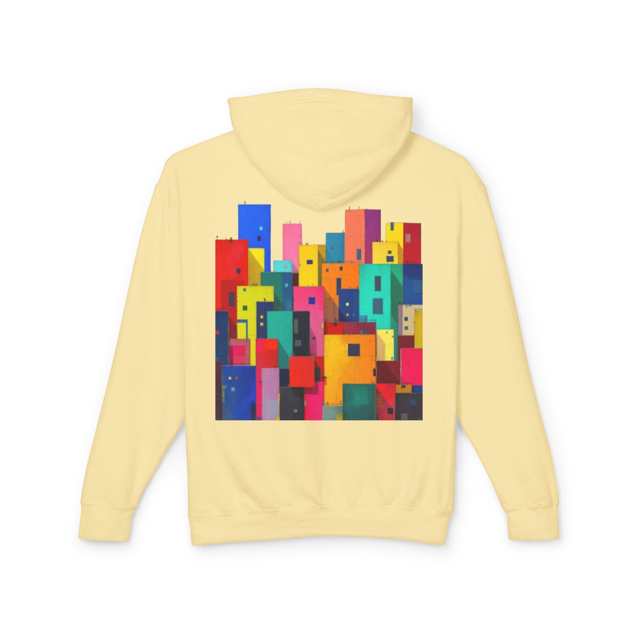 Awareness Block Design Hoodie — Lightweight Hooded Sweatshirt for Causes
