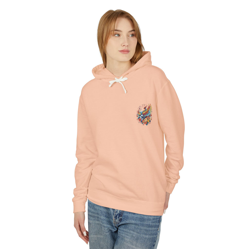 Phoenix Floral Hoodie for Strength and Survivors