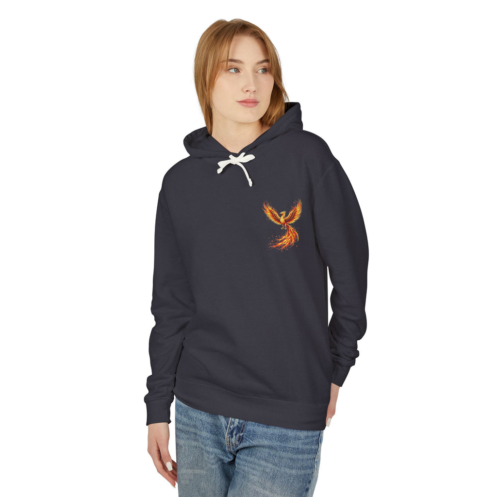 Phoenix Survivor Hoodie — Red Fiery Phoenix Design