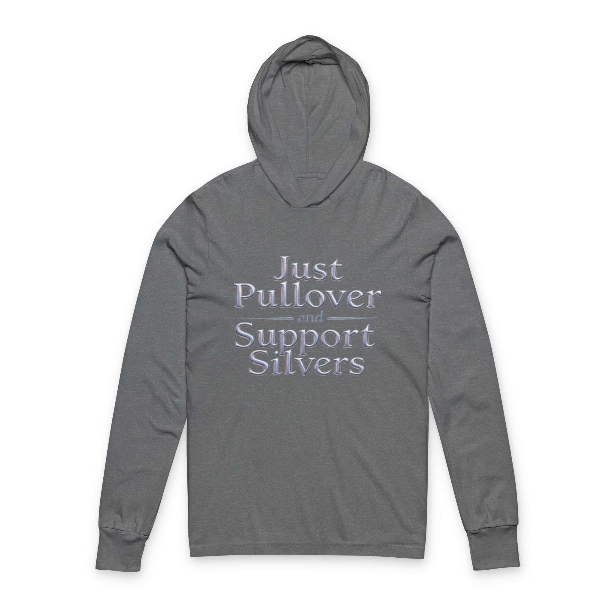 Support a Silver Hooded Tee — Pullover for Silvers Project (100% Proceeds to Seniors)