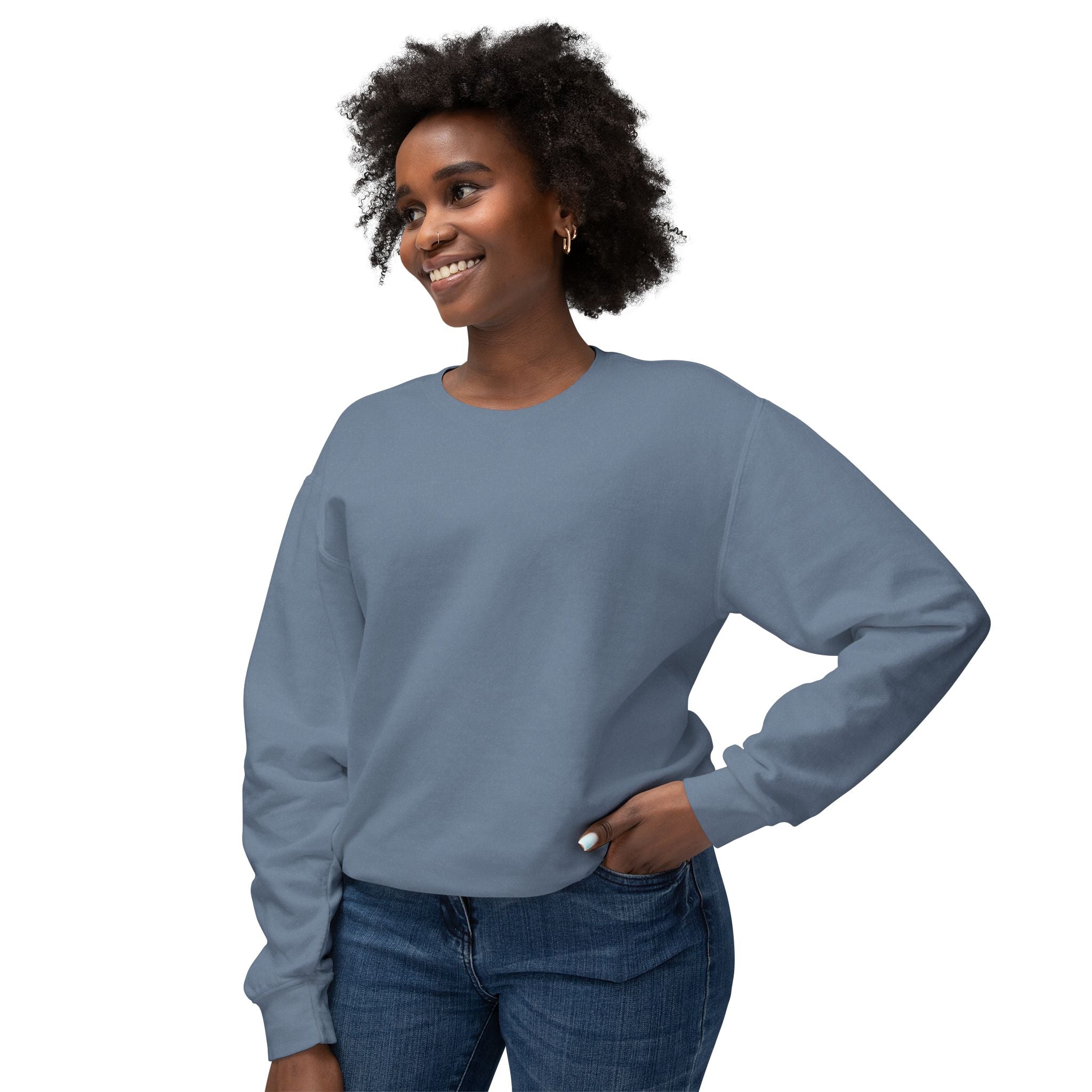 Hope and Change Crewneck Sweatshirt — Diverse Raised Hands Illustration, Unity & Support Graphic Pullover
