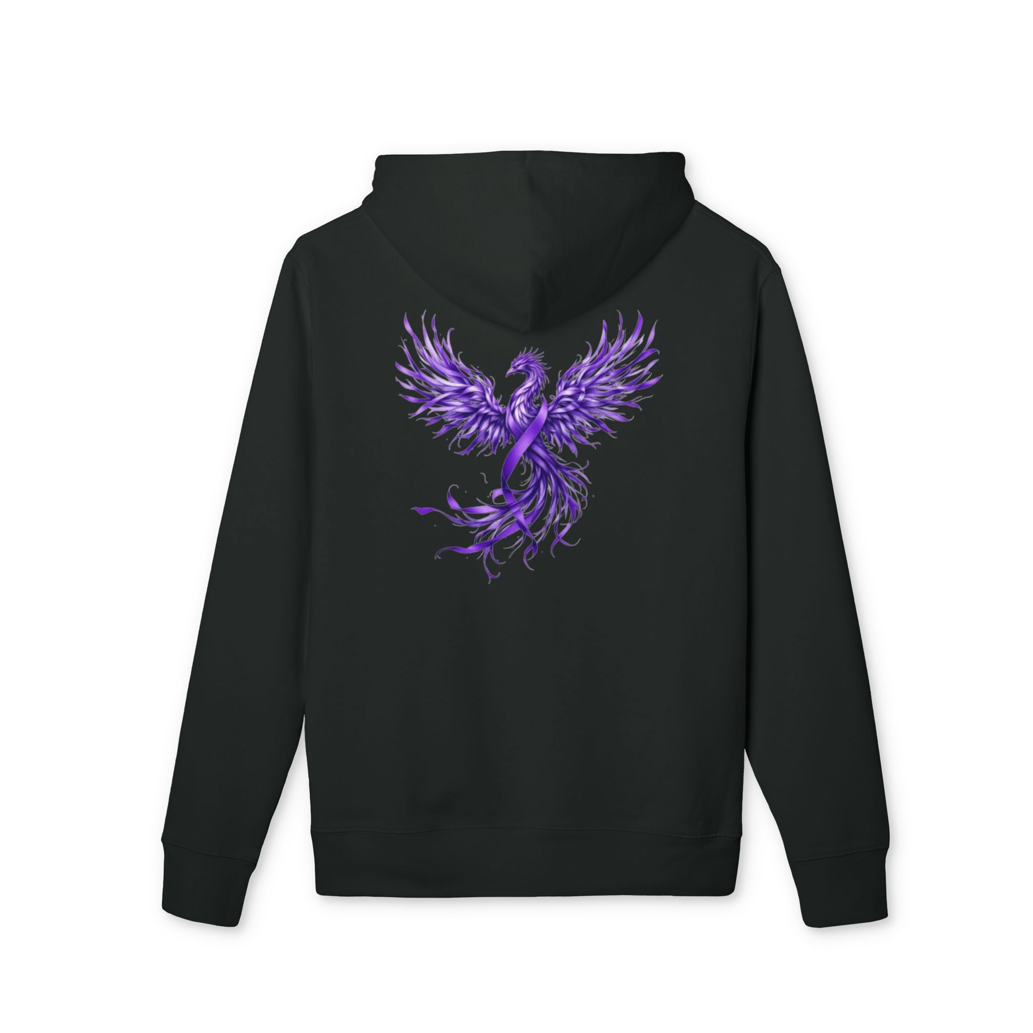 Purple Phoenix Hoodie — Domestic Violence Awareness Ribbon