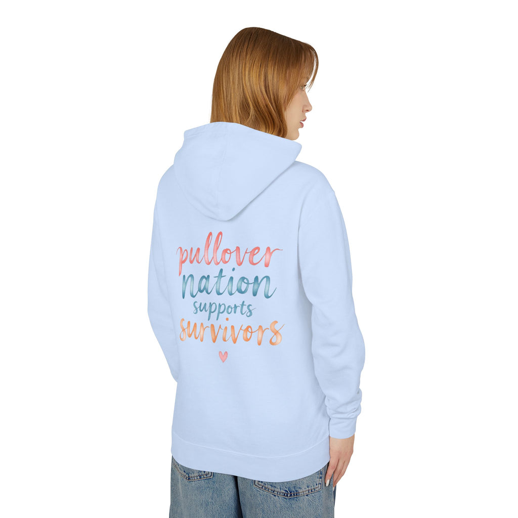 Pullover Nation Supports Survivors Hoodie — Awareness Support Sweatshirt