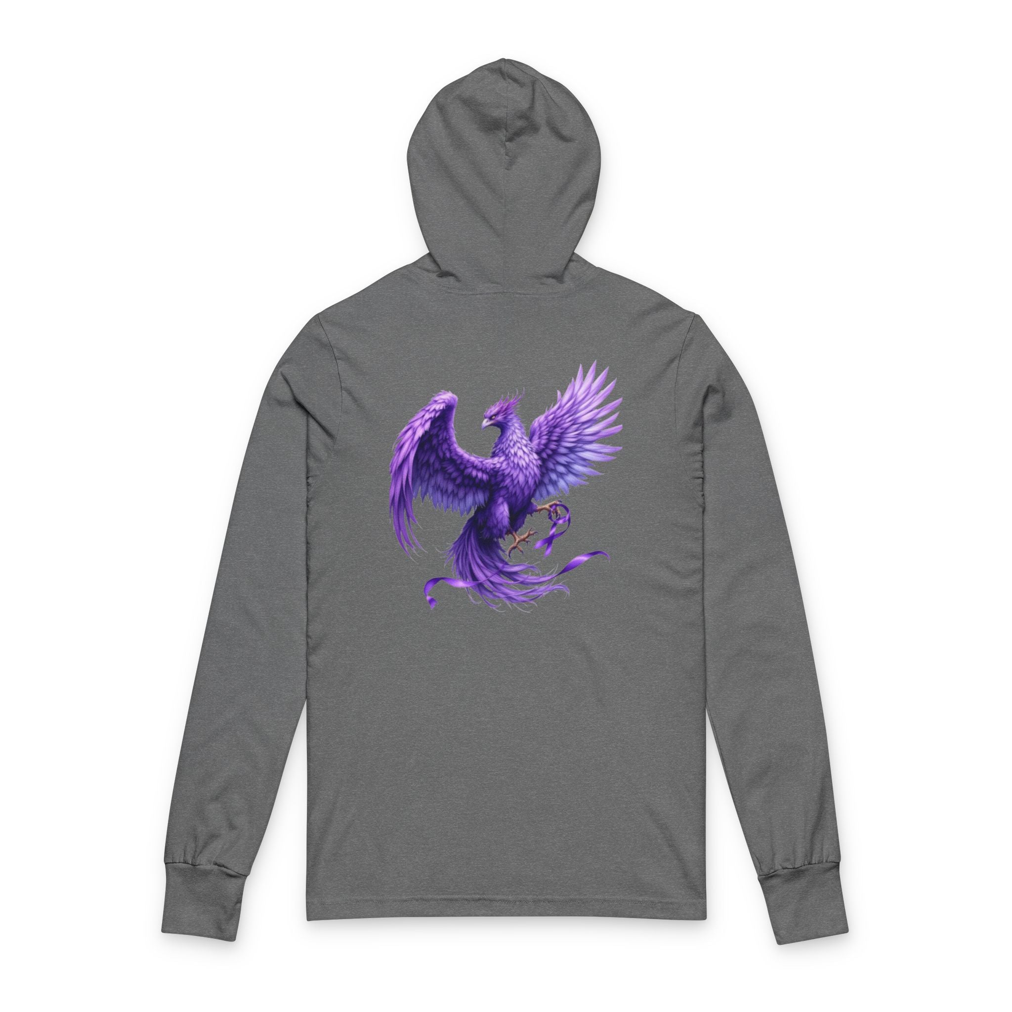 Domestic Violence Awareness Purple Phoenix Hoodie Tee — Purple Ribbon Tee