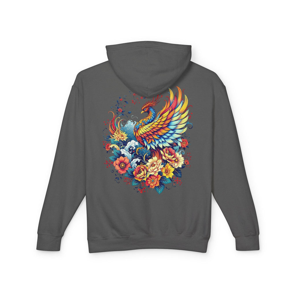 Phoenix Floral Hoodie for Strength and Survivors
