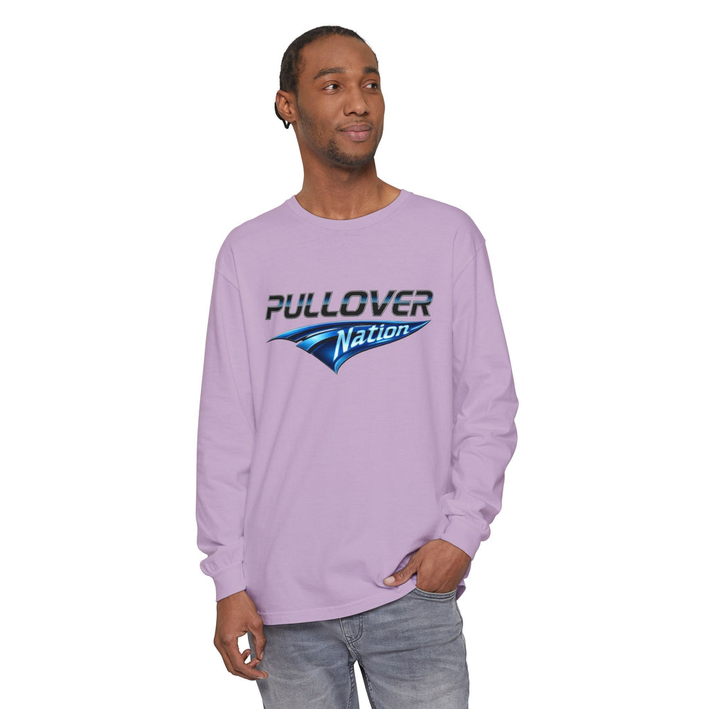Long Sleeve T-Shirt with Pullover Nation Logo