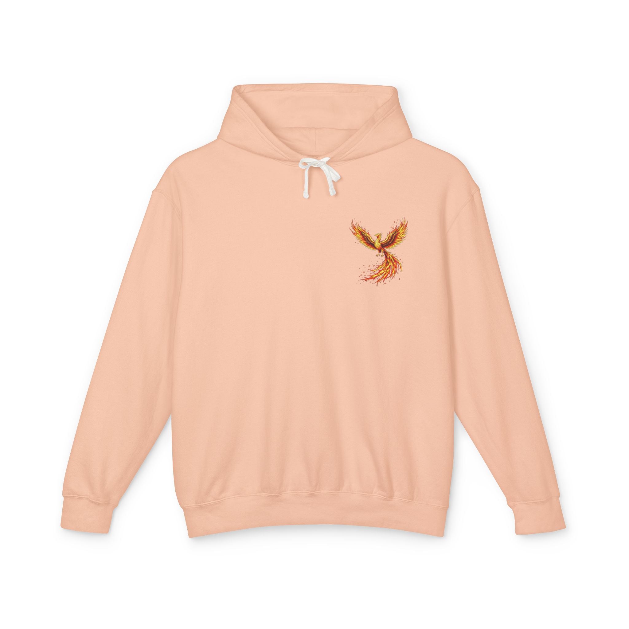 Phoenix Survivor Hoodie — Red Fiery Phoenix Design