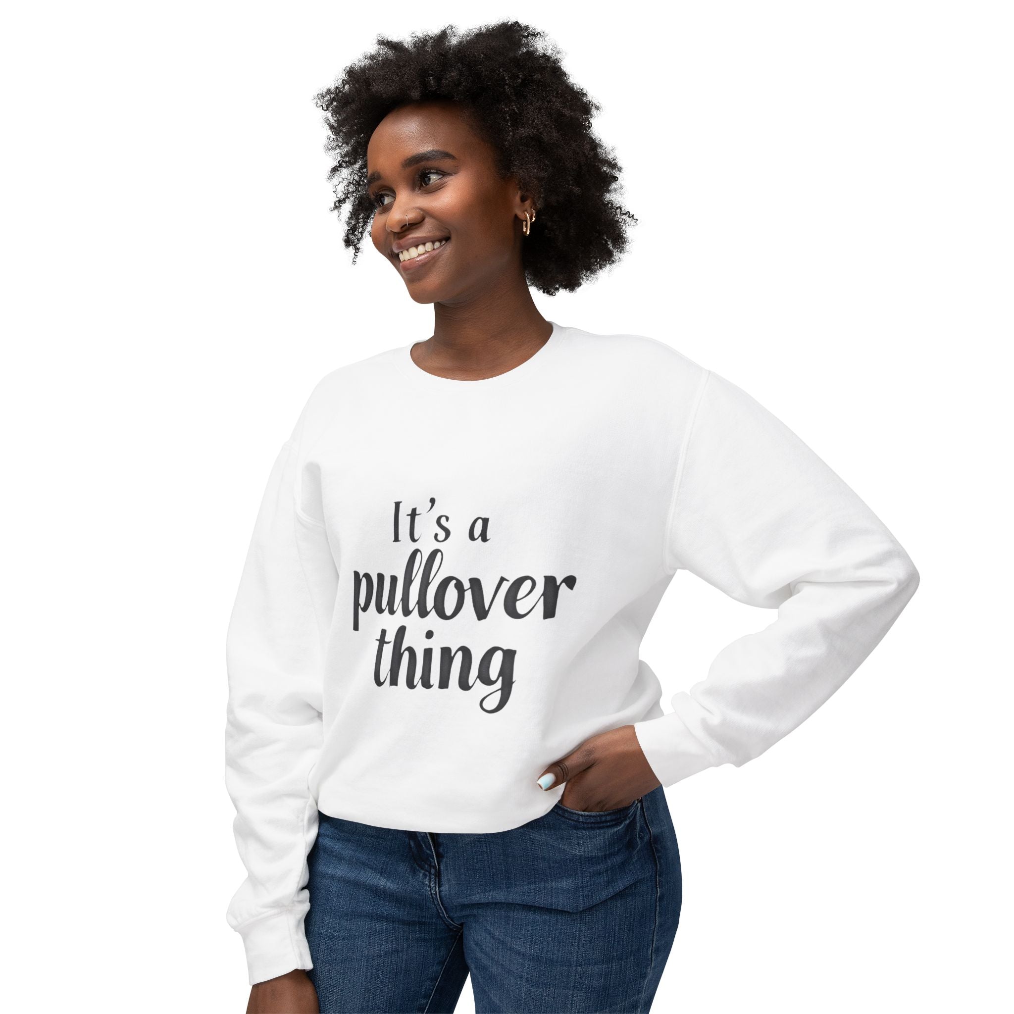 Pullover Thing Sweatshirt — Lightweight Crewneck