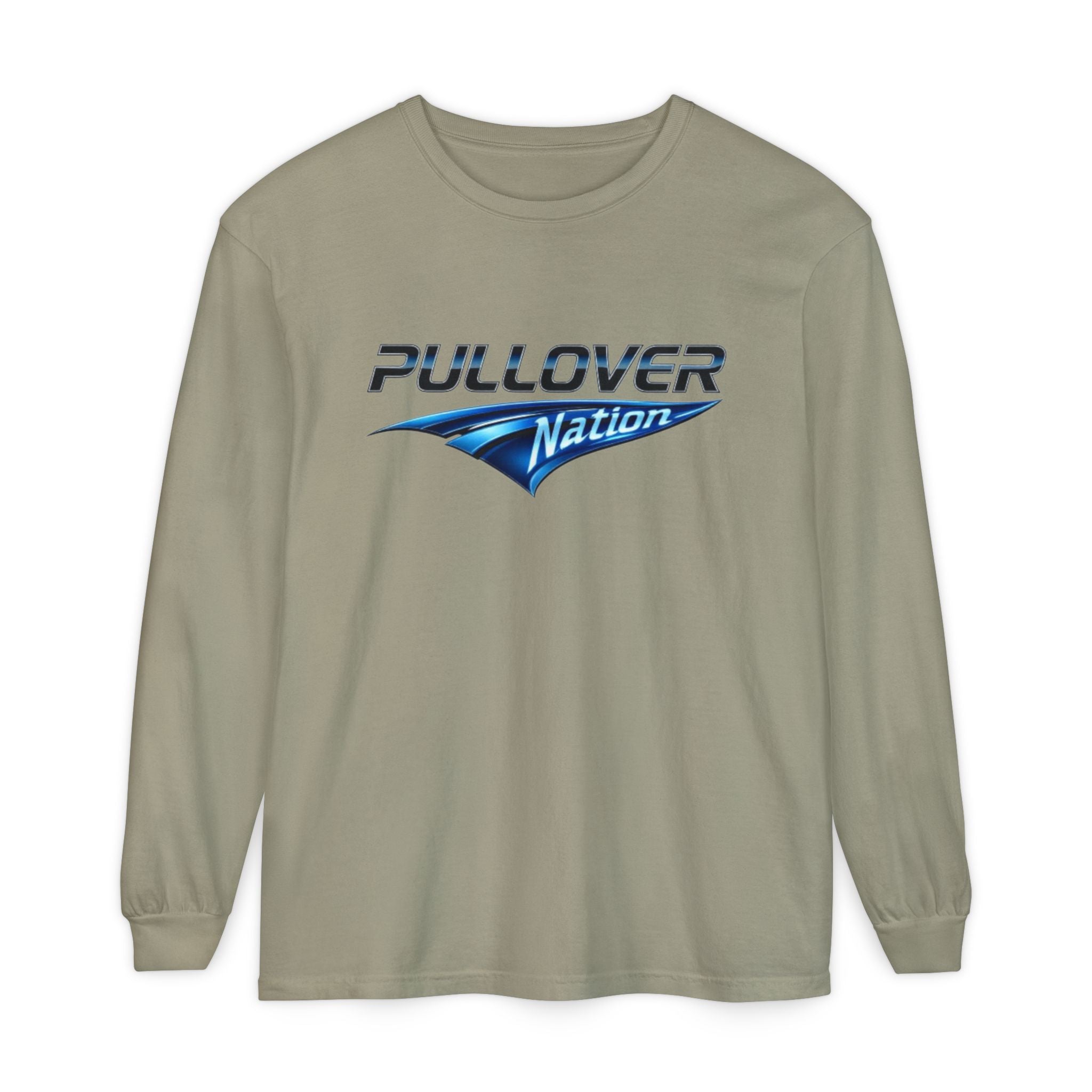 Long Sleeve T-Shirt with Pullover Nation Logo