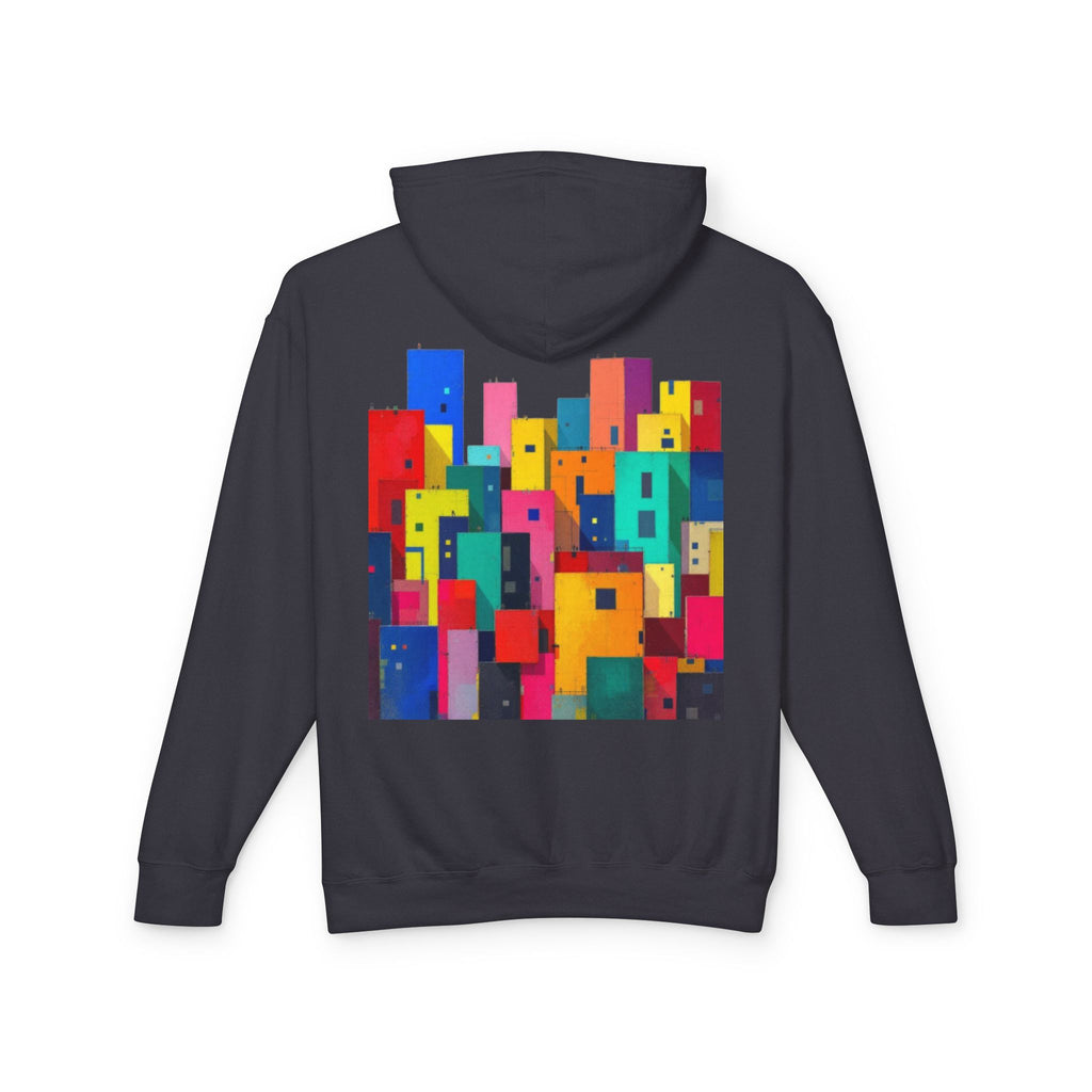 Awareness Block Design Hoodie — Lightweight Hooded Sweatshirt for Causes