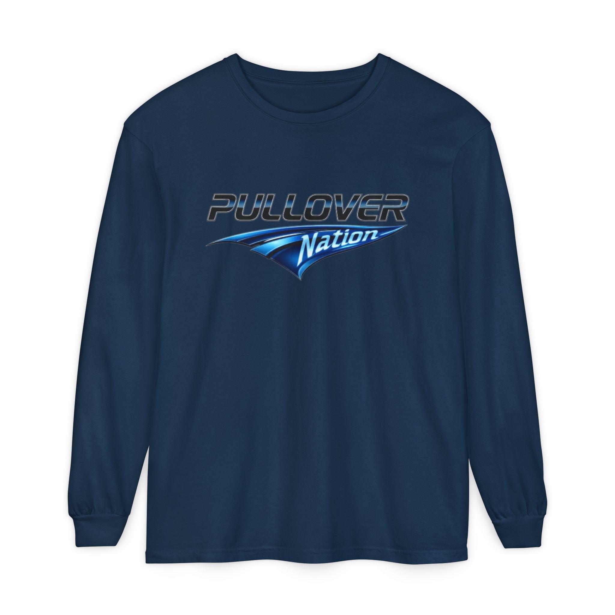 Long Sleeve T-Shirt with Pullover Nation Logo