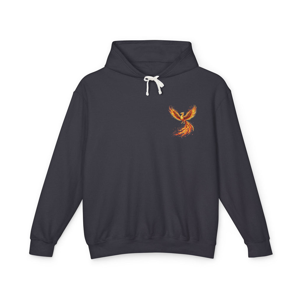 Phoenix Survivor Hoodie — Red Fiery Phoenix Design