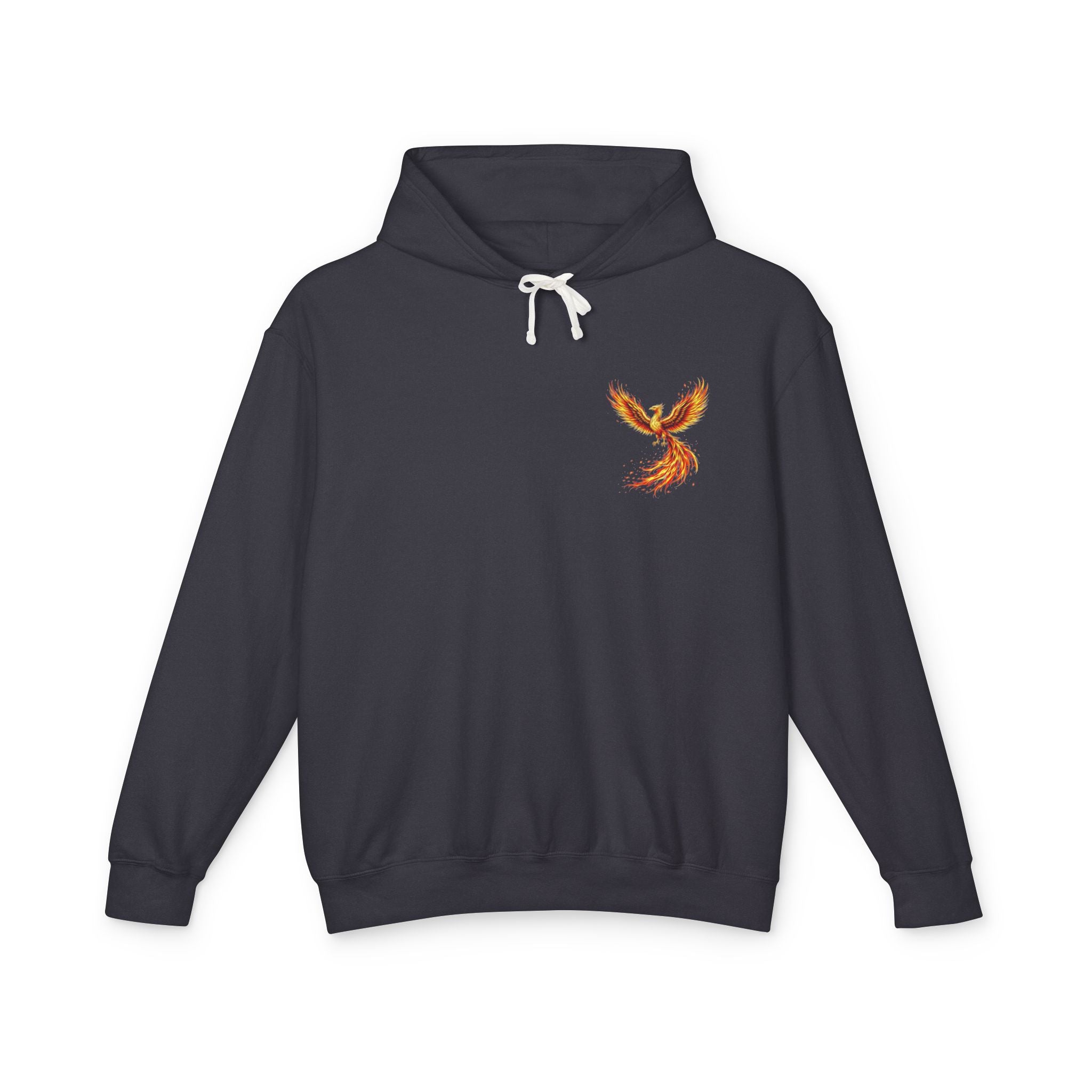 Phoenix Survivor Hoodie — Red Fiery Phoenix Design
