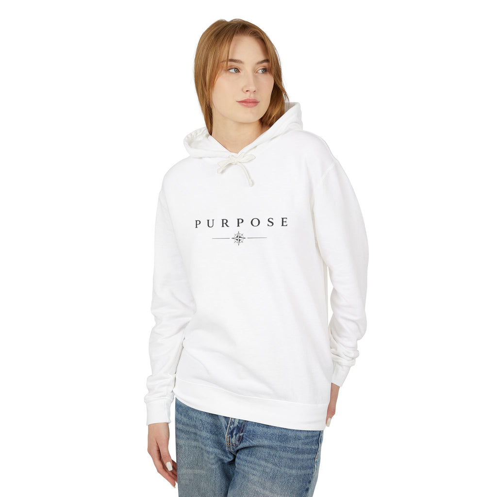 Purpose Minimalist Hoodie — Inspirational Lightweight Pullover