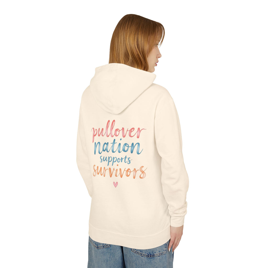 Pullover Nation Supports Survivors Hoodie — Awareness Support Sweatshirt