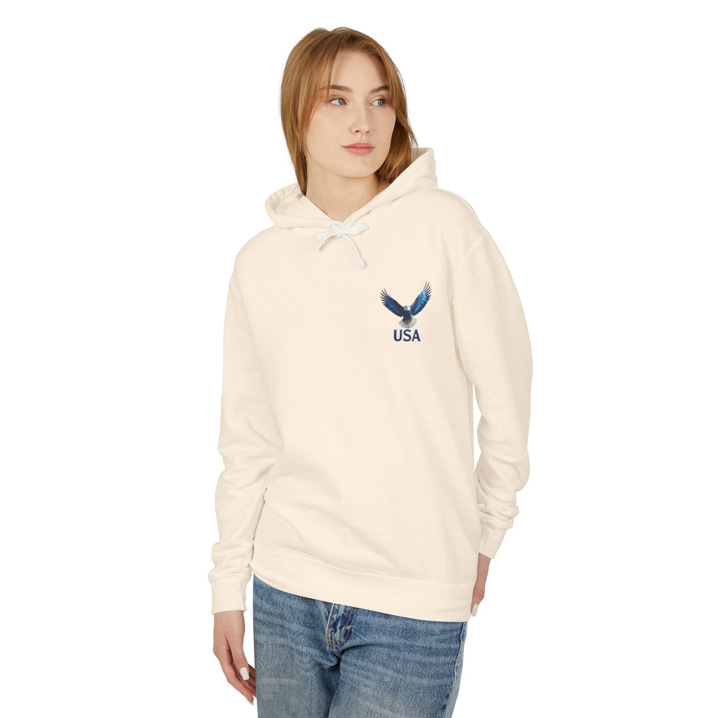 USA Metallic Eagle Hooded Sweatshirt — US Armed Forces Tribute
