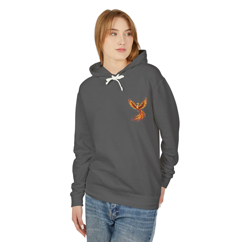 Phoenix Survivor Hoodie — Red Fiery Phoenix Design