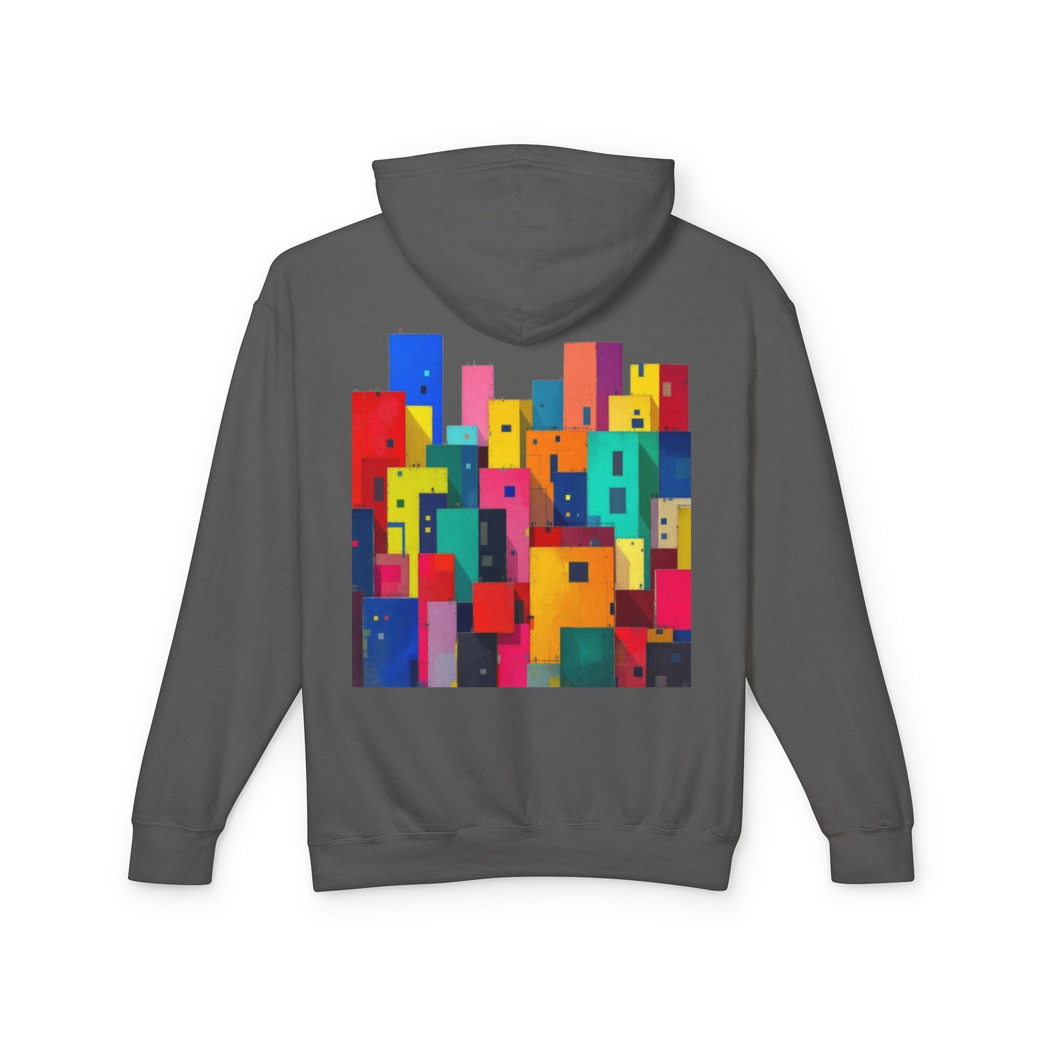 Awareness Block Design Hoodie — Lightweight Hooded Sweatshirt for Causes