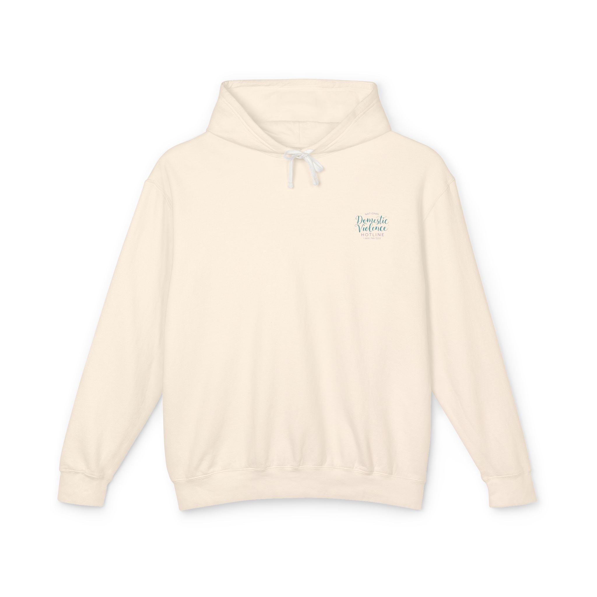 Domestic Violence Hotline Hoodie — National Support Sweatshirt with 1-800-799-7233