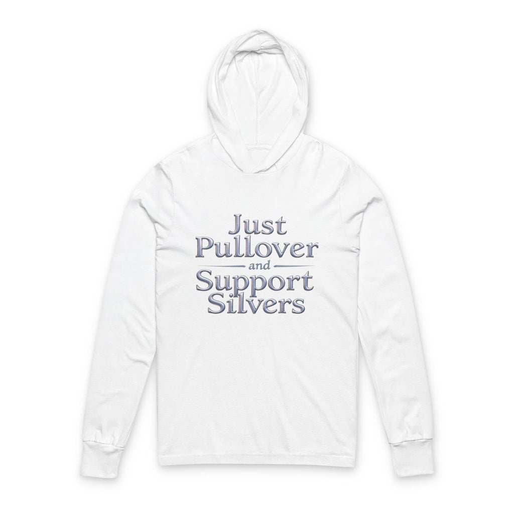 Support a Silver Hooded Tee — Pullover for Silvers Project (100% Proceeds to Seniors)