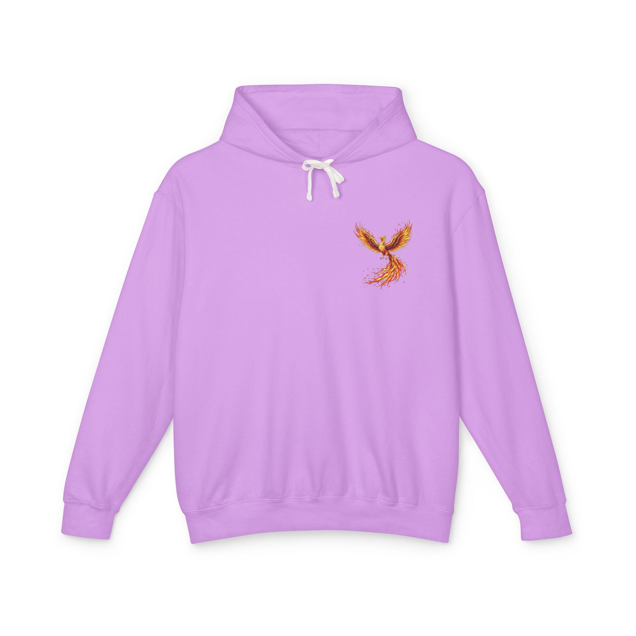 Phoenix Survivor Hoodie — Red Fiery Phoenix Design
