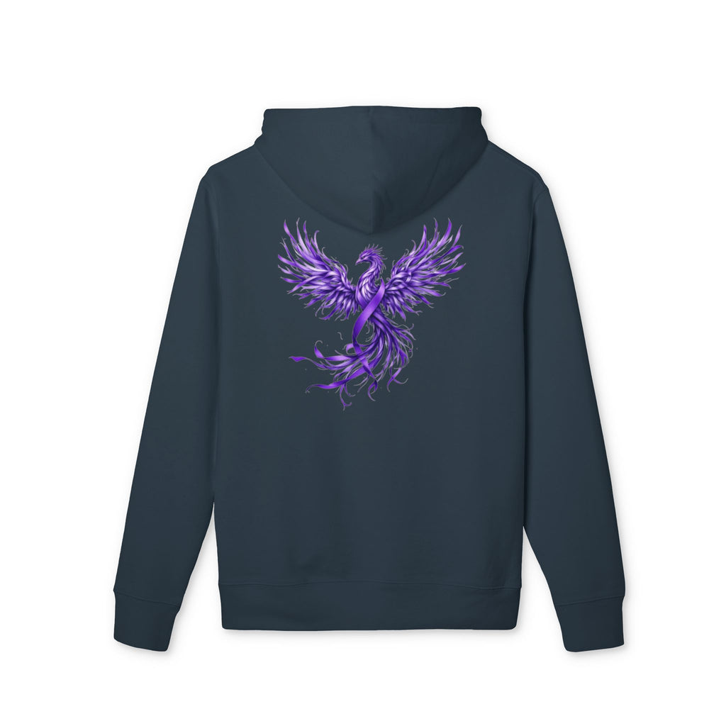 Purple Phoenix Hoodie — Domestic Violence Awareness Ribbon