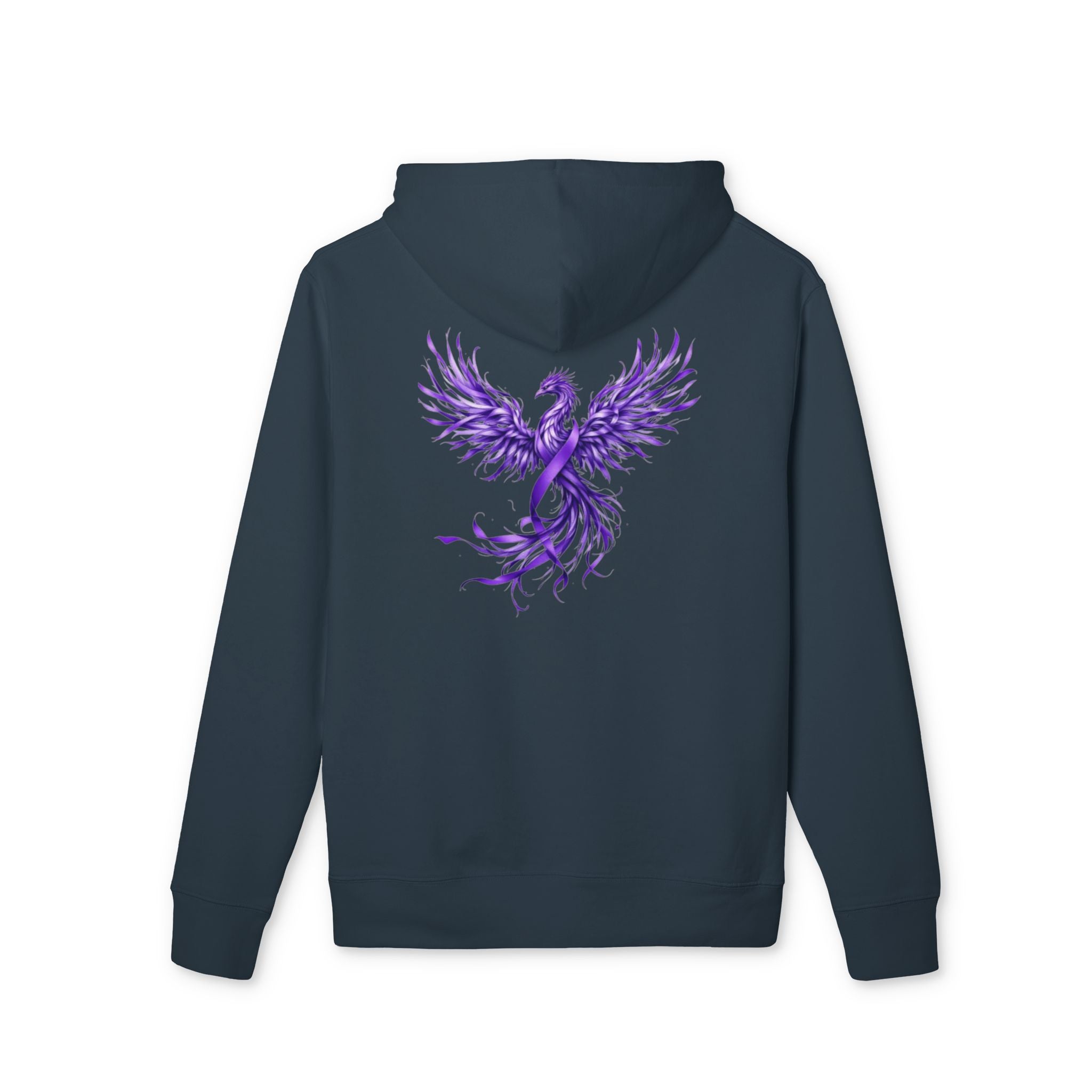 Purple Phoenix Hoodie — Domestic Violence Awareness Ribbon