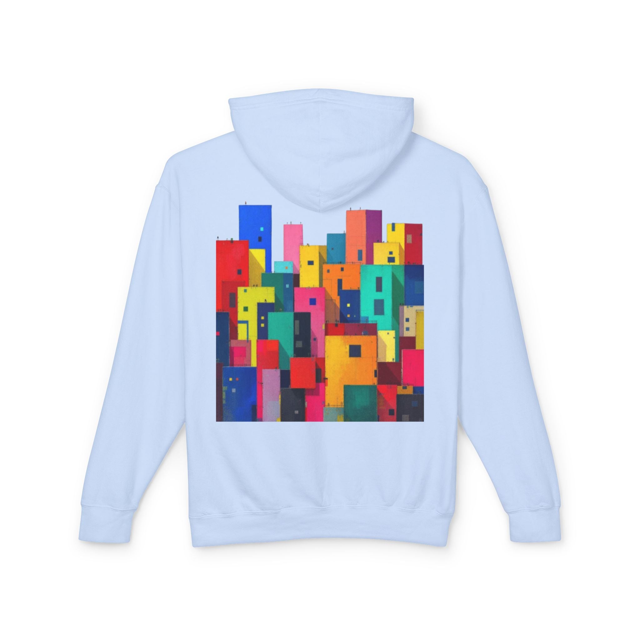 Awareness Block Design Hoodie — Lightweight Hooded Sweatshirt for Causes