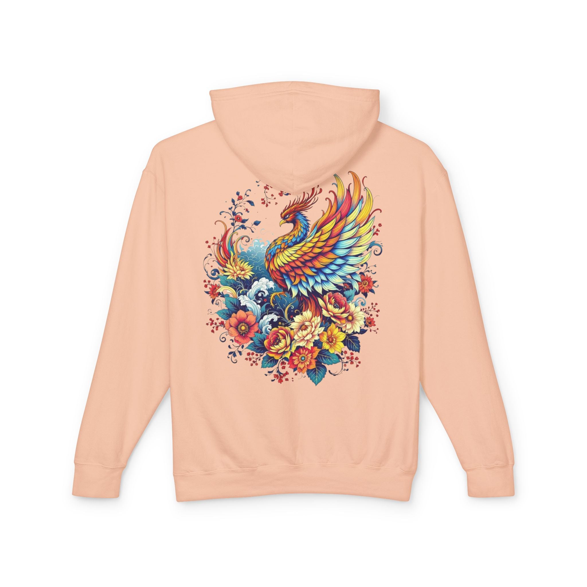 Phoenix Floral Hoodie for Strength and Survivors