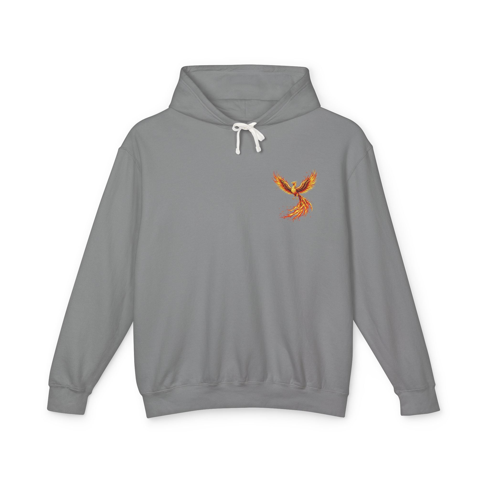 Phoenix Survivor Hoodie — Red Fiery Phoenix Design
