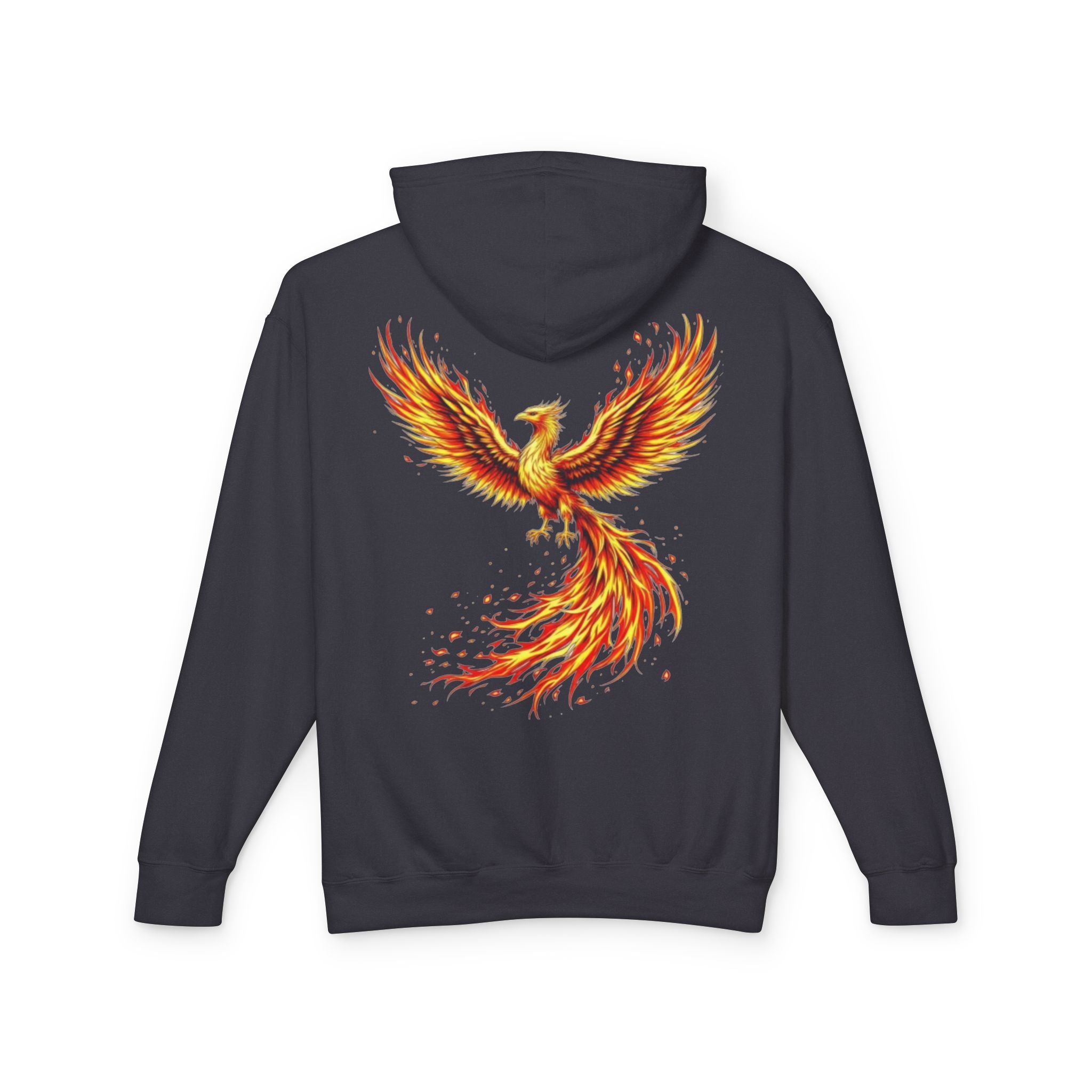 Phoenix Survivor Hoodie — Red Fiery Phoenix Design