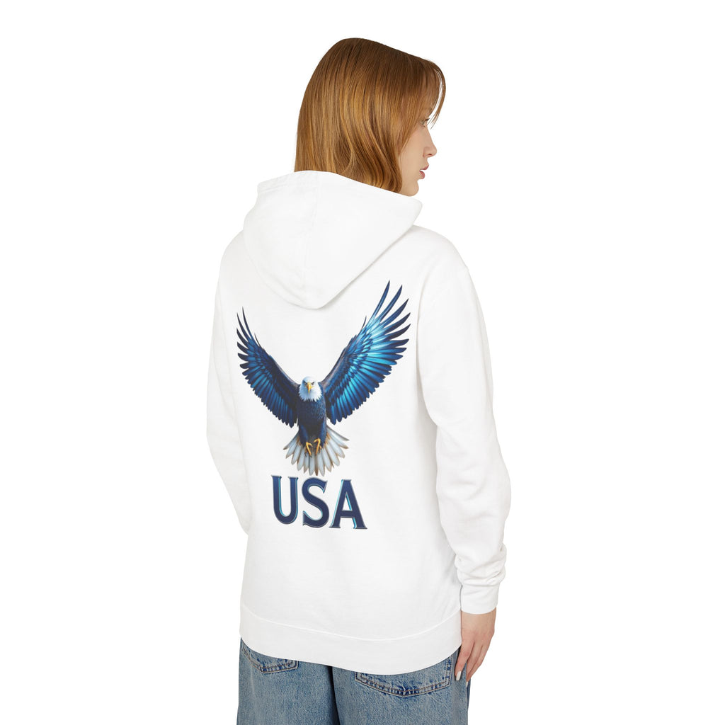USA Metallic Eagle Hooded Sweatshirt — US Armed Forces Tribute