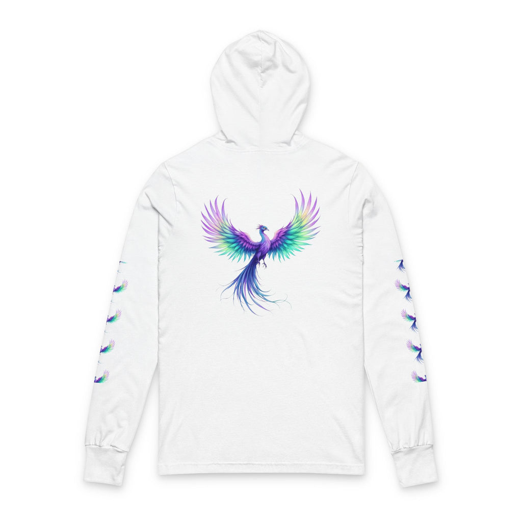 Phoenix Rising Long Sleeve Tee — "Rise From the Ashes" Hooded Pullover