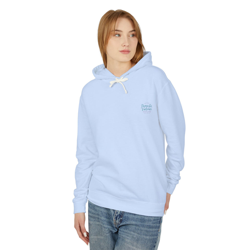 Domestic Violence Hotline Hoodie — National Support Sweatshirt with 1-800-799-7233
