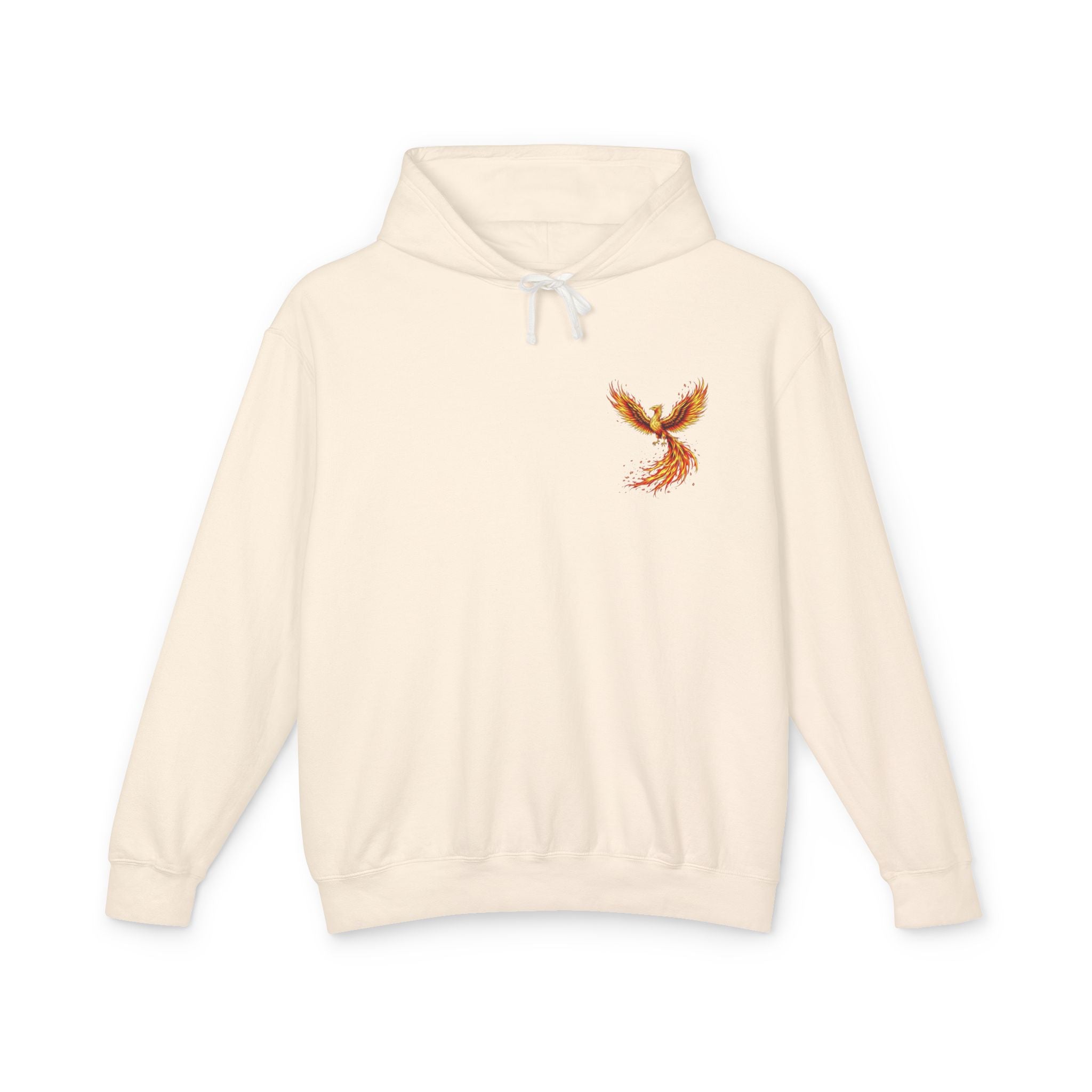 Phoenix Survivor Hoodie — Red Fiery Phoenix Design