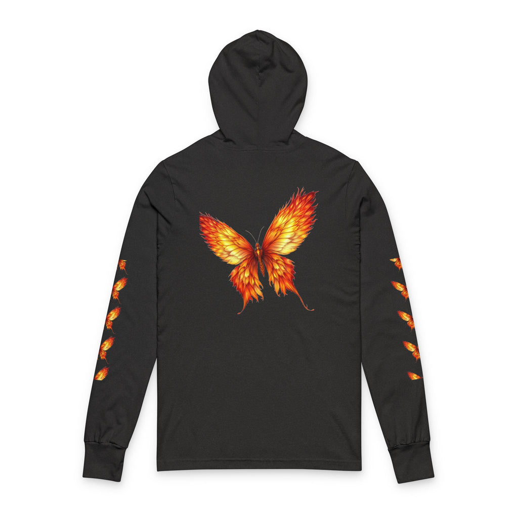 Rise Above Butterfly Effect Hooded Long Sleeve Tee