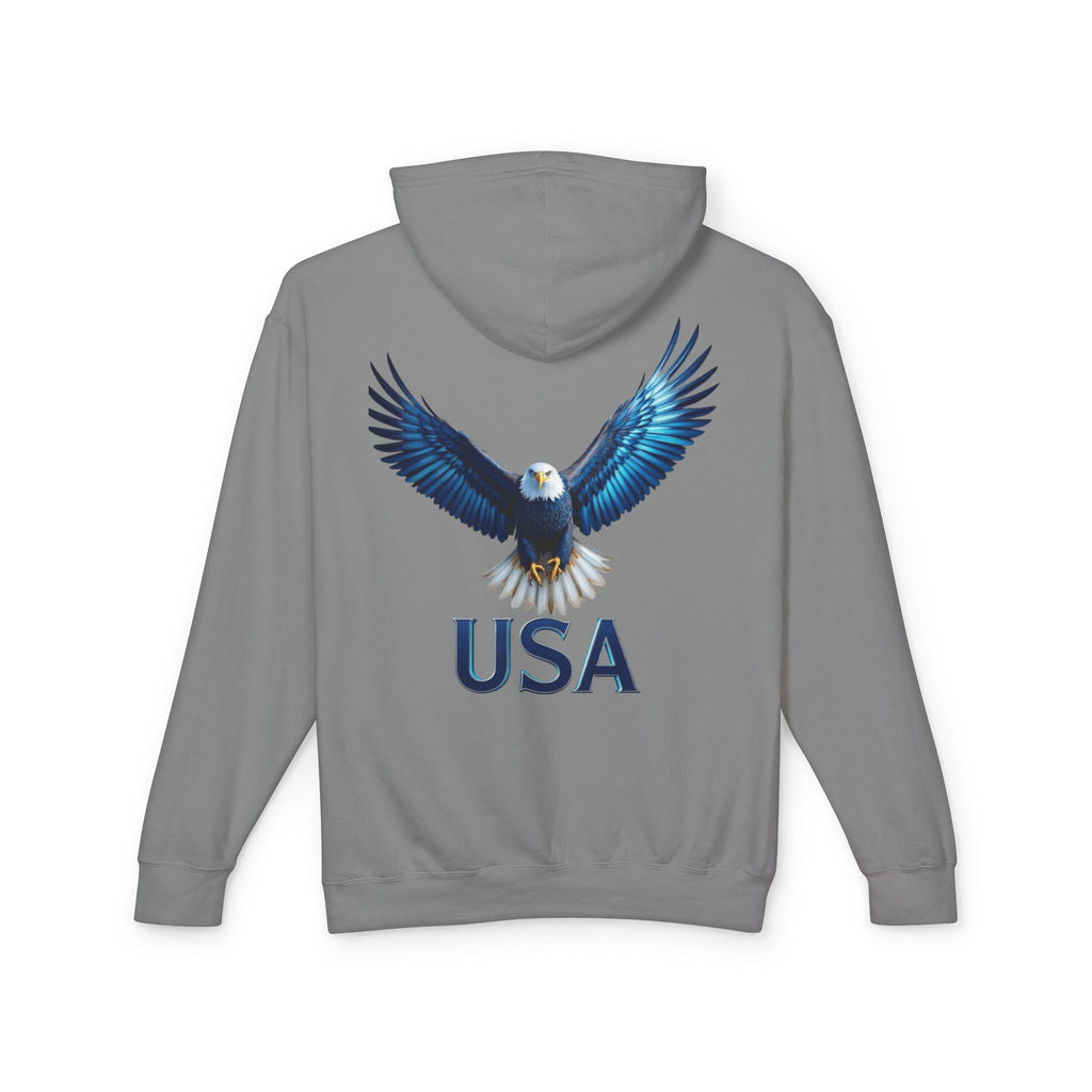 USA Metallic Eagle Hooded Sweatshirt — US Armed Forces Tribute