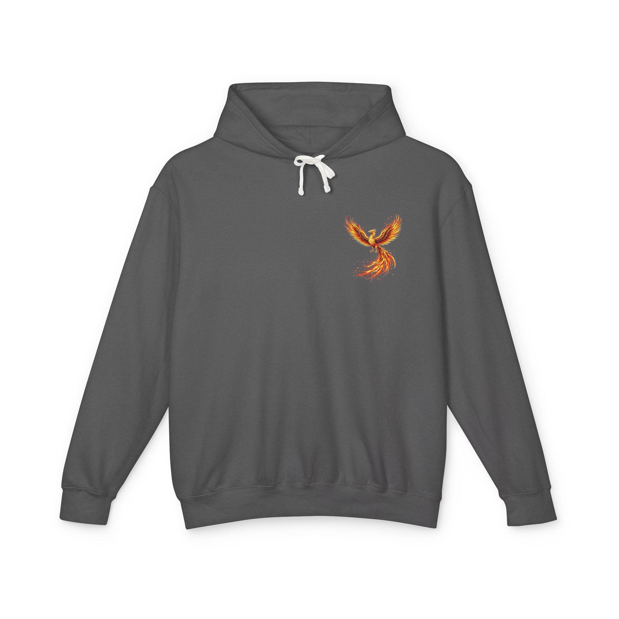 Phoenix Survivor Hoodie — Red Fiery Phoenix Design